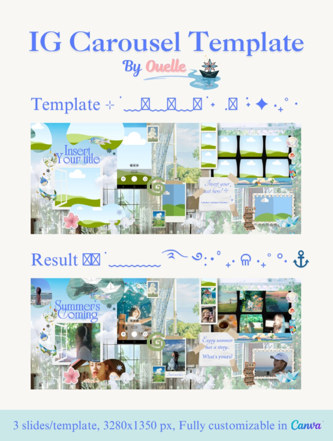 Summer's Story Moodboard Carousel (Template)