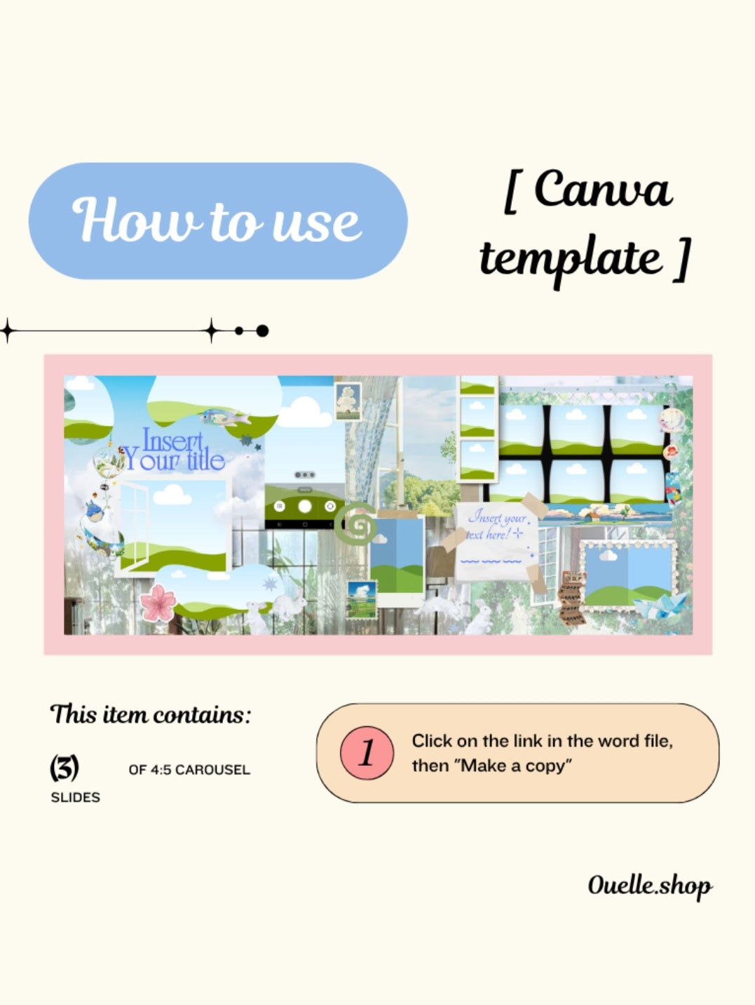 Summer's Story Moodboard Carousel (Template)